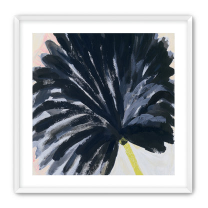 Black petals in pale light