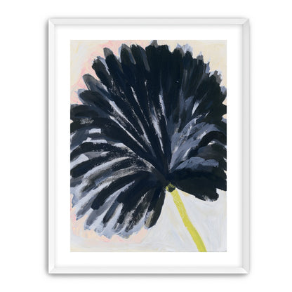 Black petals in pale light