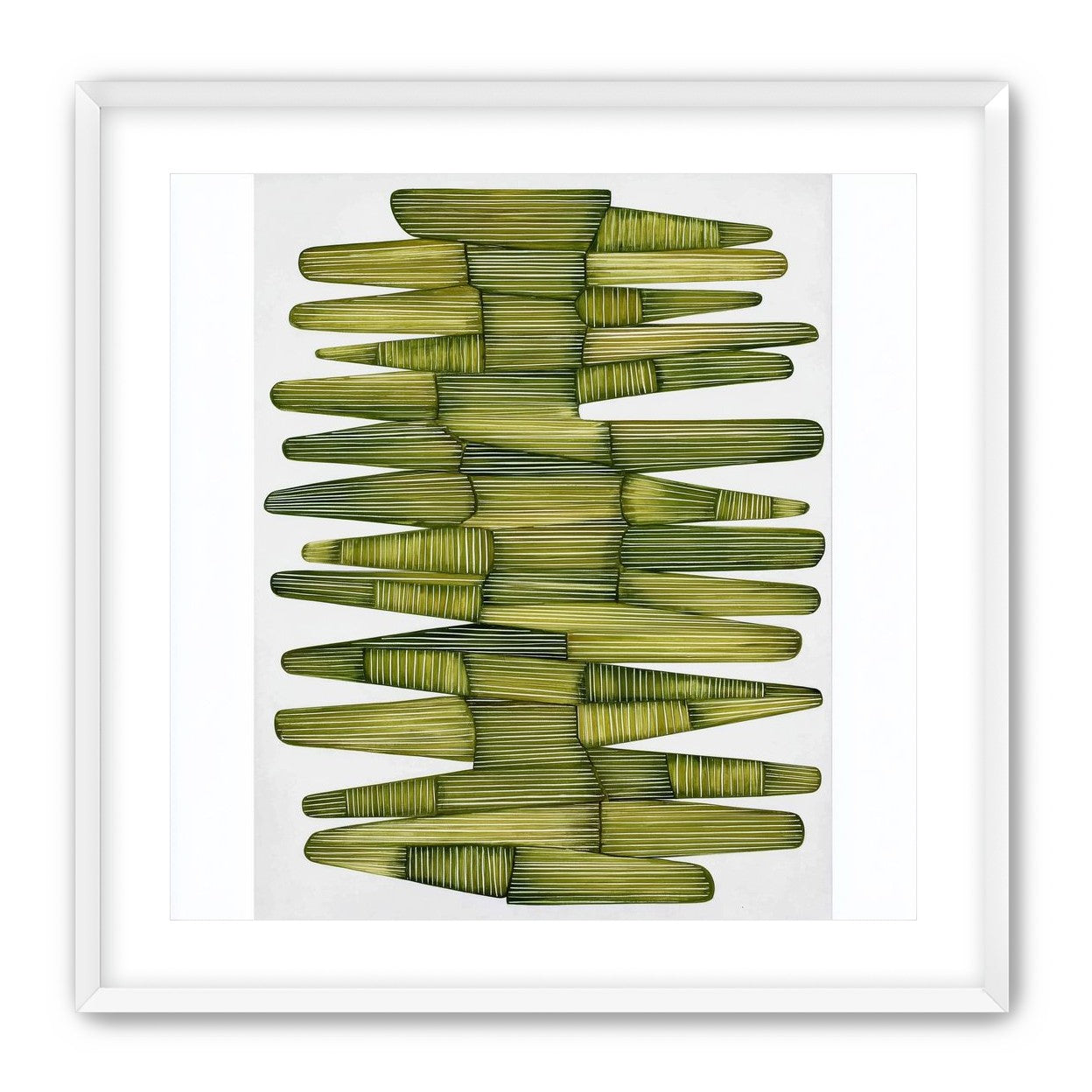 Olive green stacking lightens