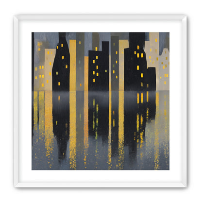 Windows above their reflections