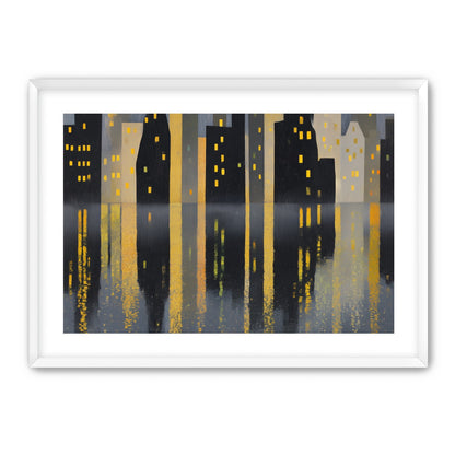 Windows above their reflections