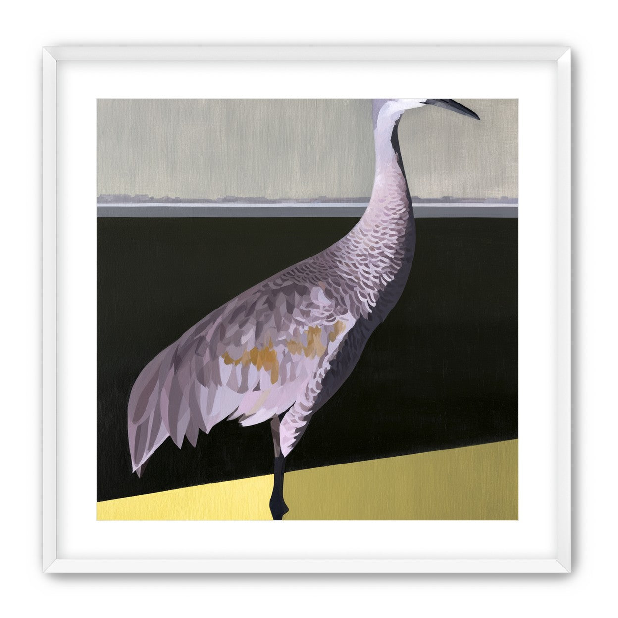 Crane at the hard horizon