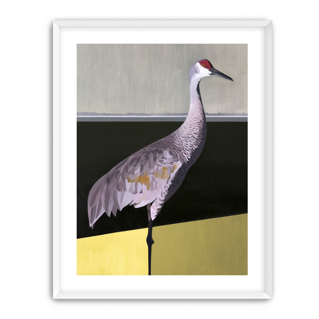 Crane at the hard horizon