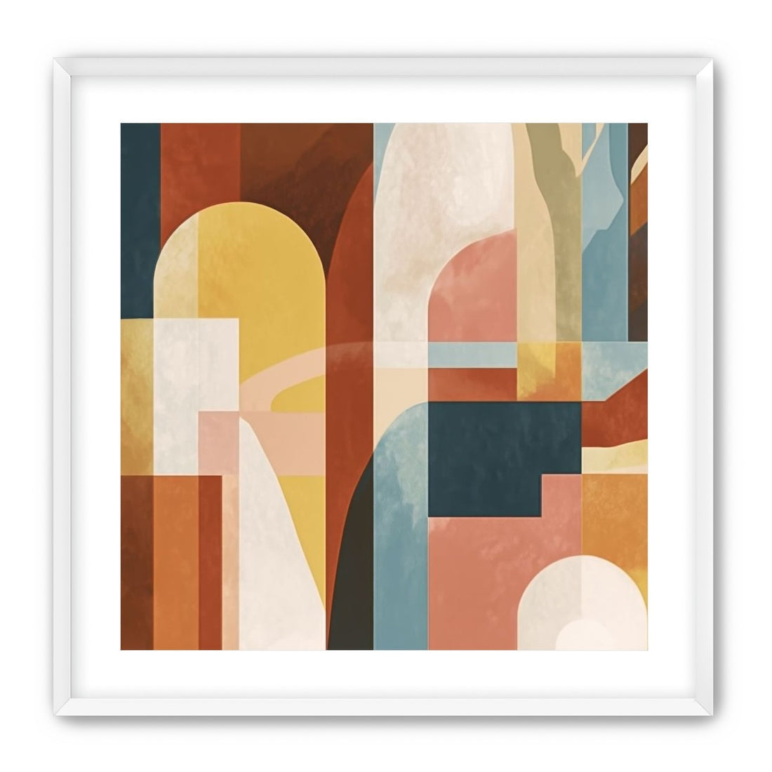 Ochre and Teal Held Apart