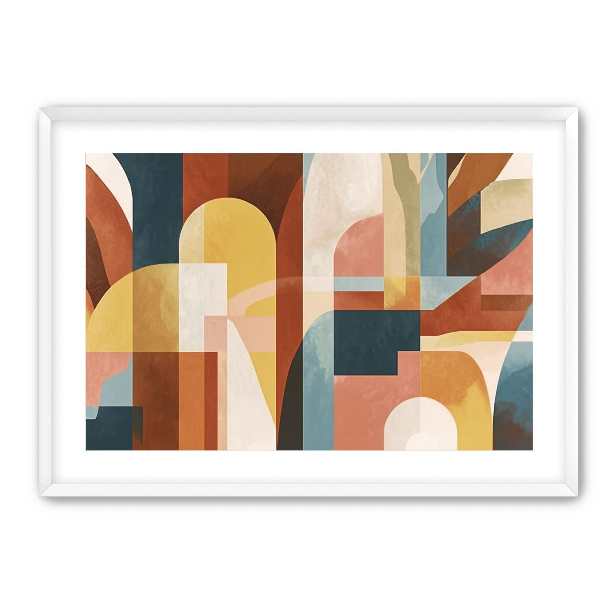 Ochre and Teal Held Apart