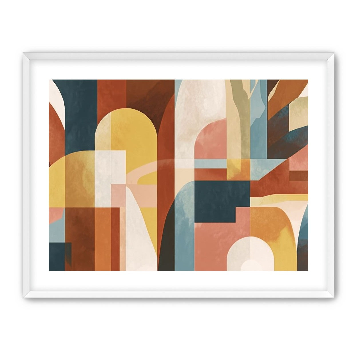 Ochre and Teal Held Apart