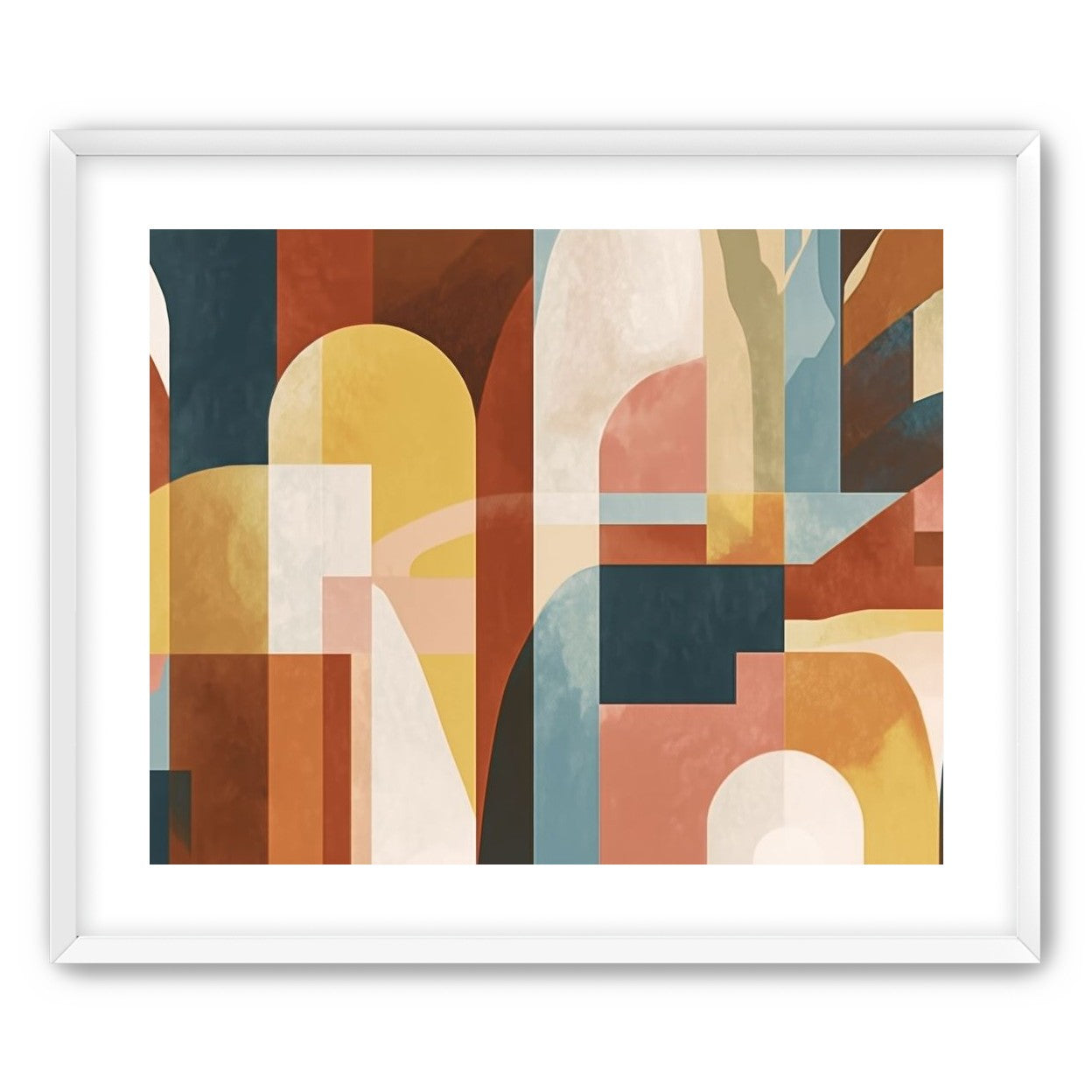 Ochre and Teal Held Apart