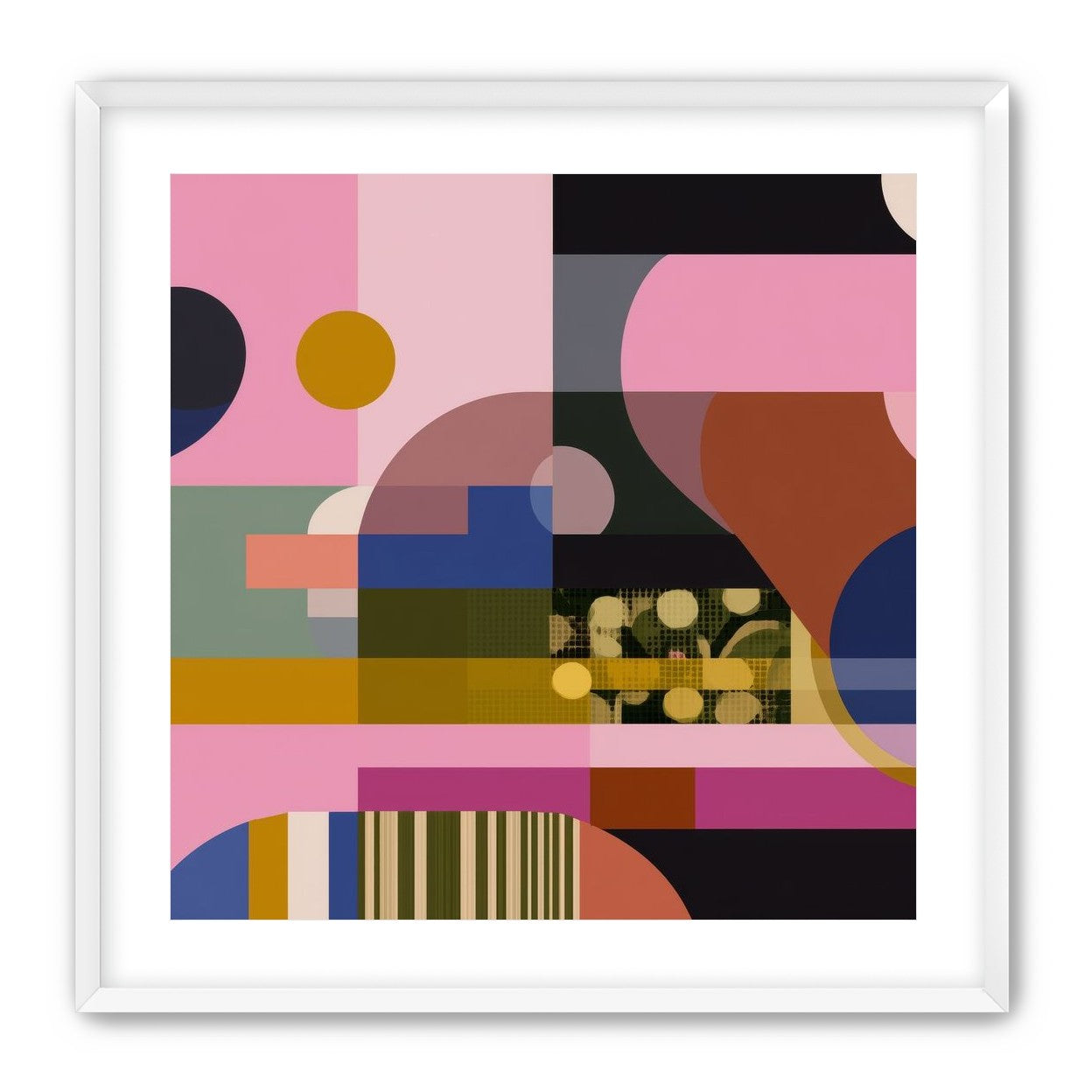 Shapes Jostling for Space 