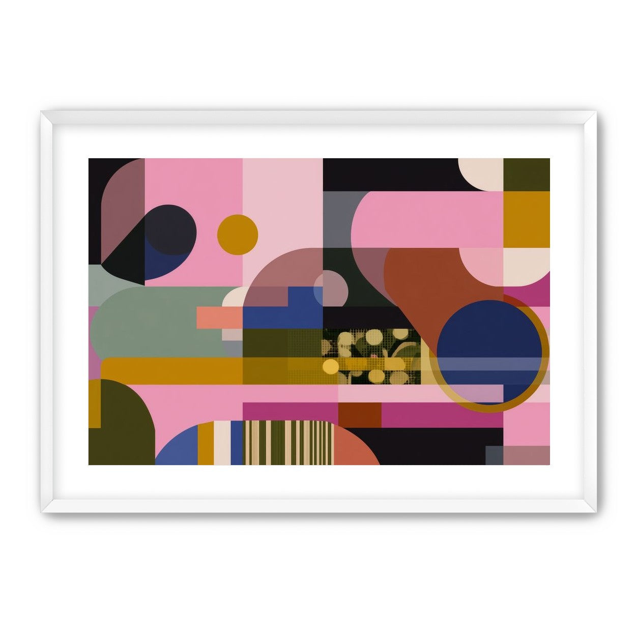 Shapes Jostling for Space 