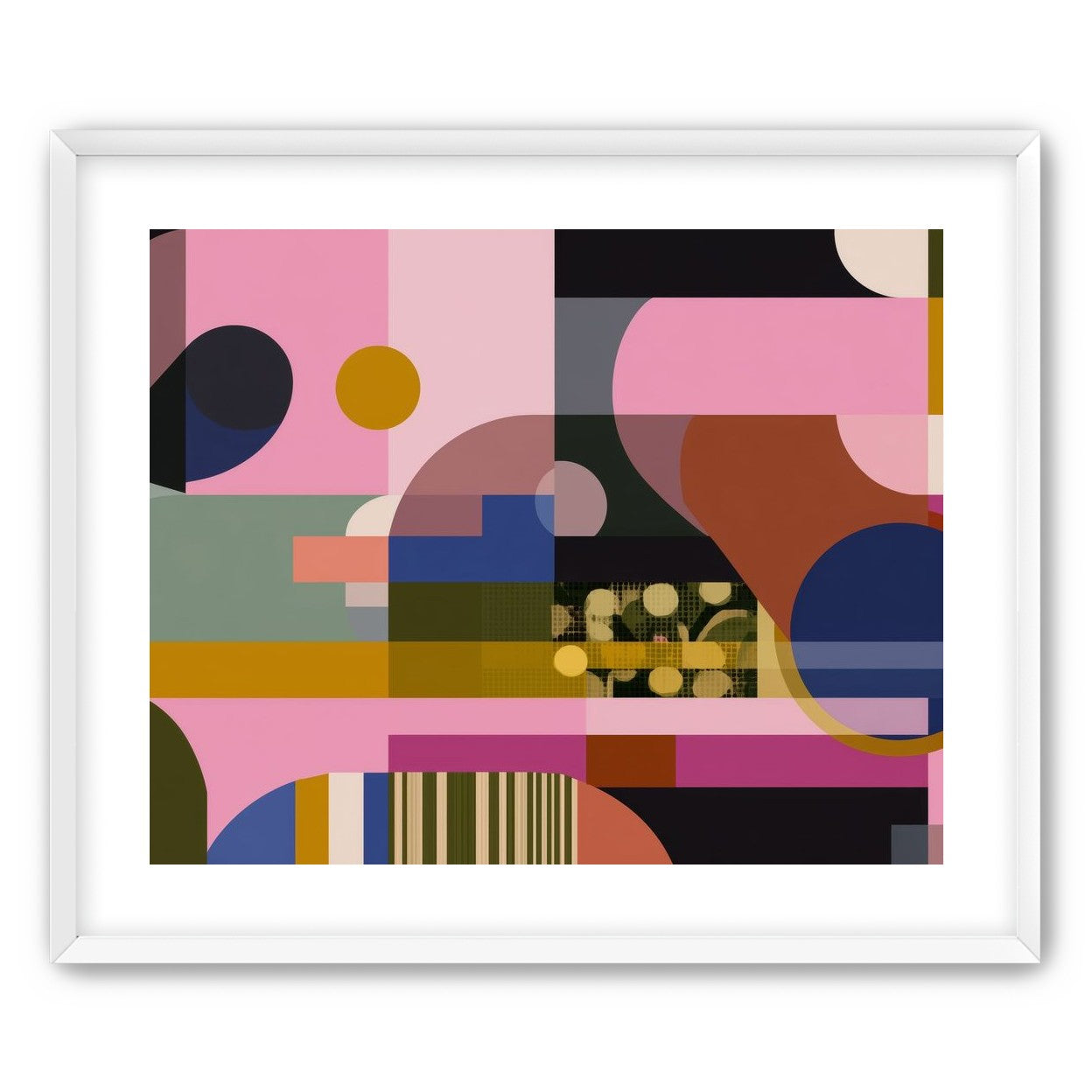 Shapes Jostling for Space 
