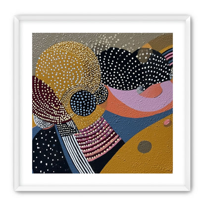 Overlapping Dotted Shapes