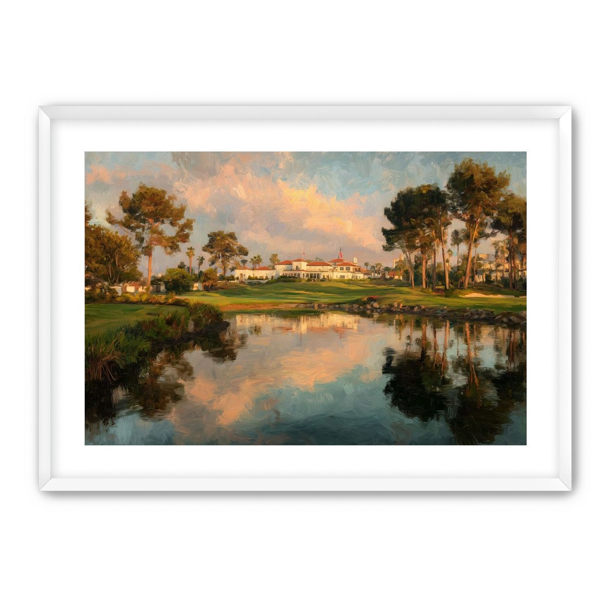 Afternoon Light on the Clubhouse