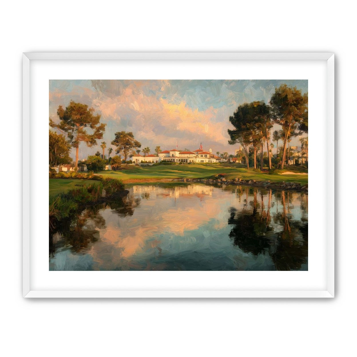 Afternoon Light on the Clubhouse