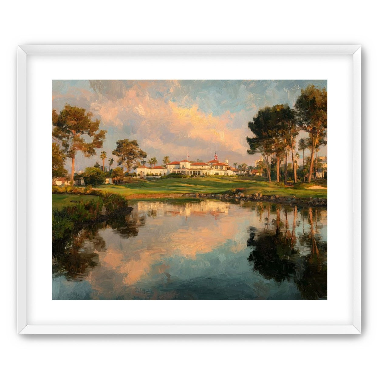 Afternoon Light on the Clubhouse
