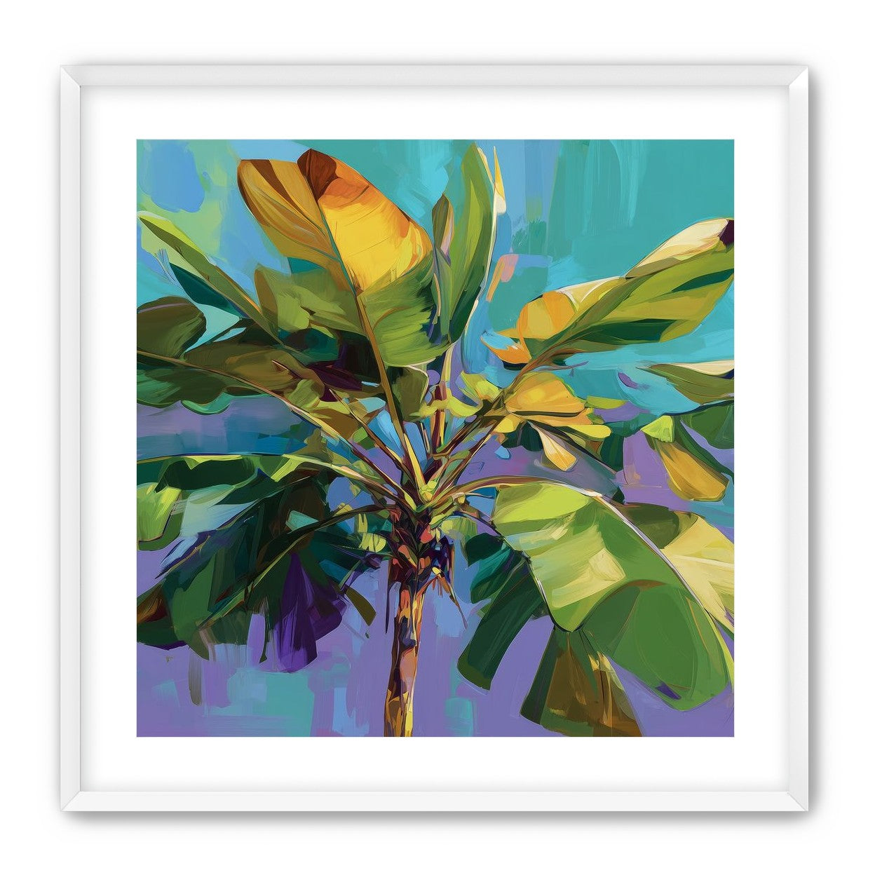 Painted Palm Tree
