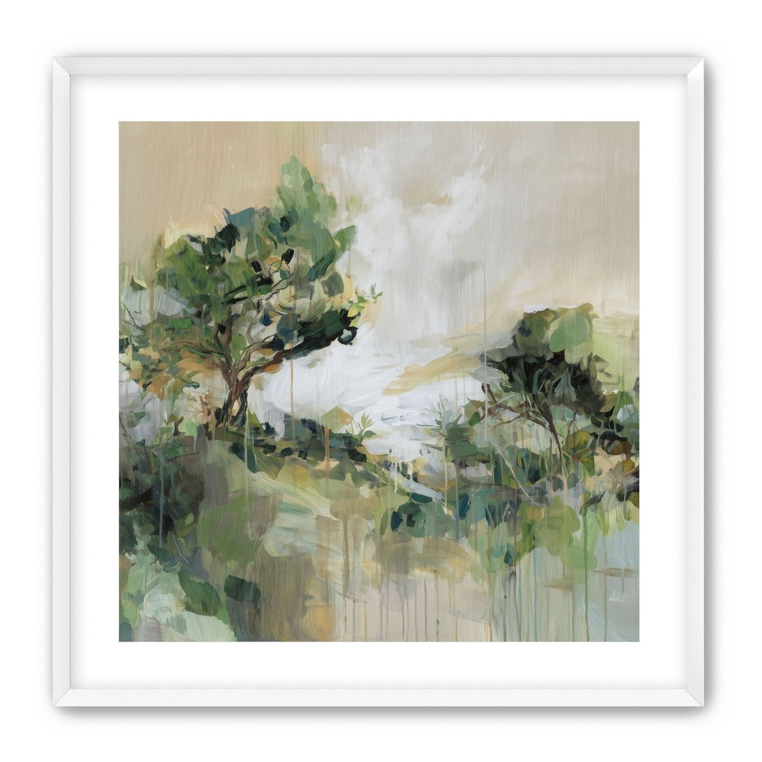 Tree Canopies in Pale Light