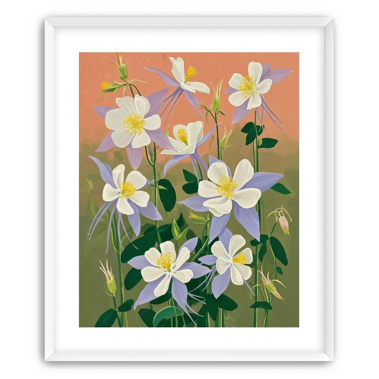 Evening Color in the Flowers