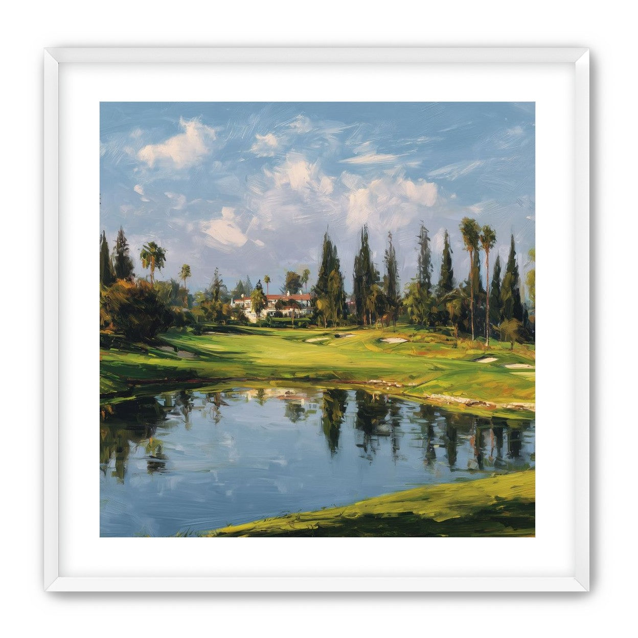 Still Water in Front of the Green
