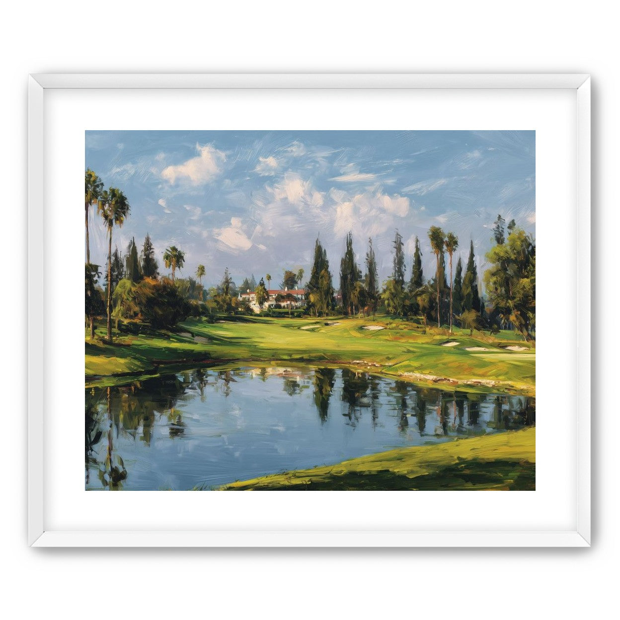 Still Water in Front of the Green