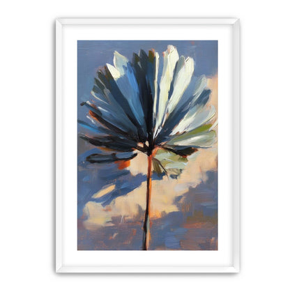 Veined Leaf in Thick Paint