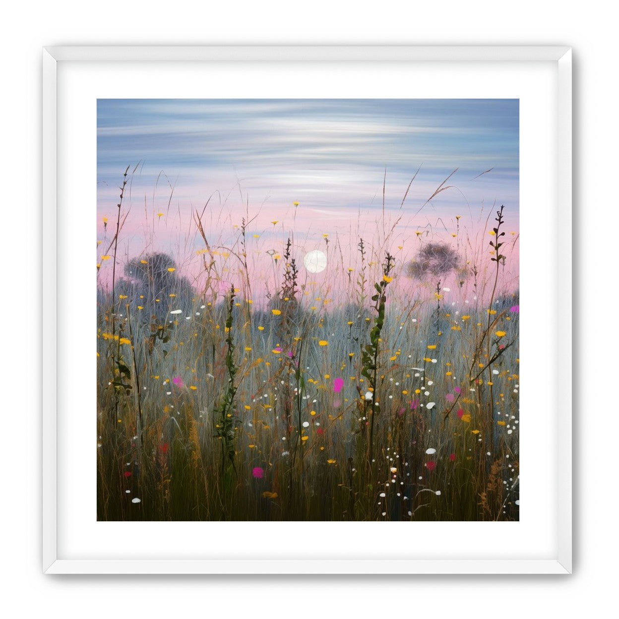Wildflower Meadow at Moonrise