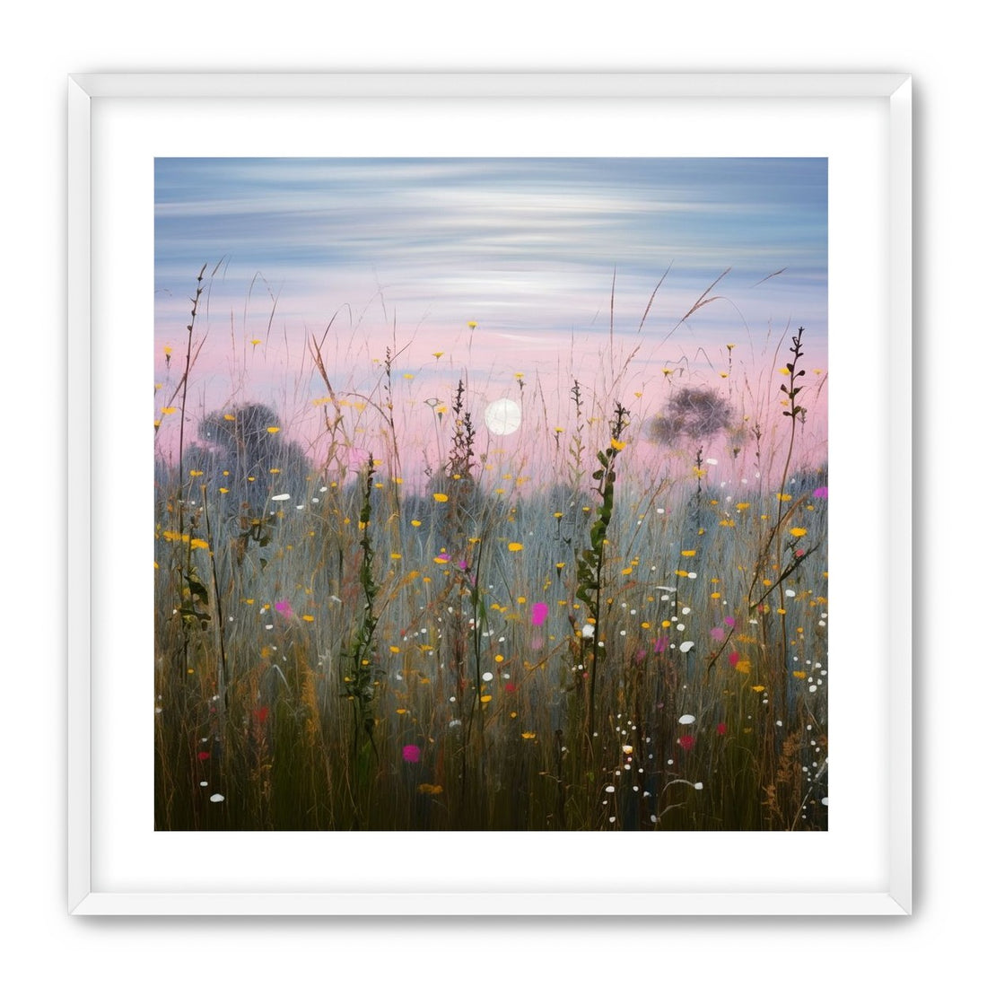 Wildflower Meadow at Moonrise