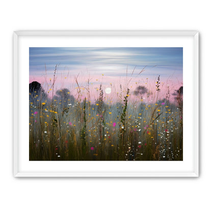 Wildflower Meadow at Moonrise