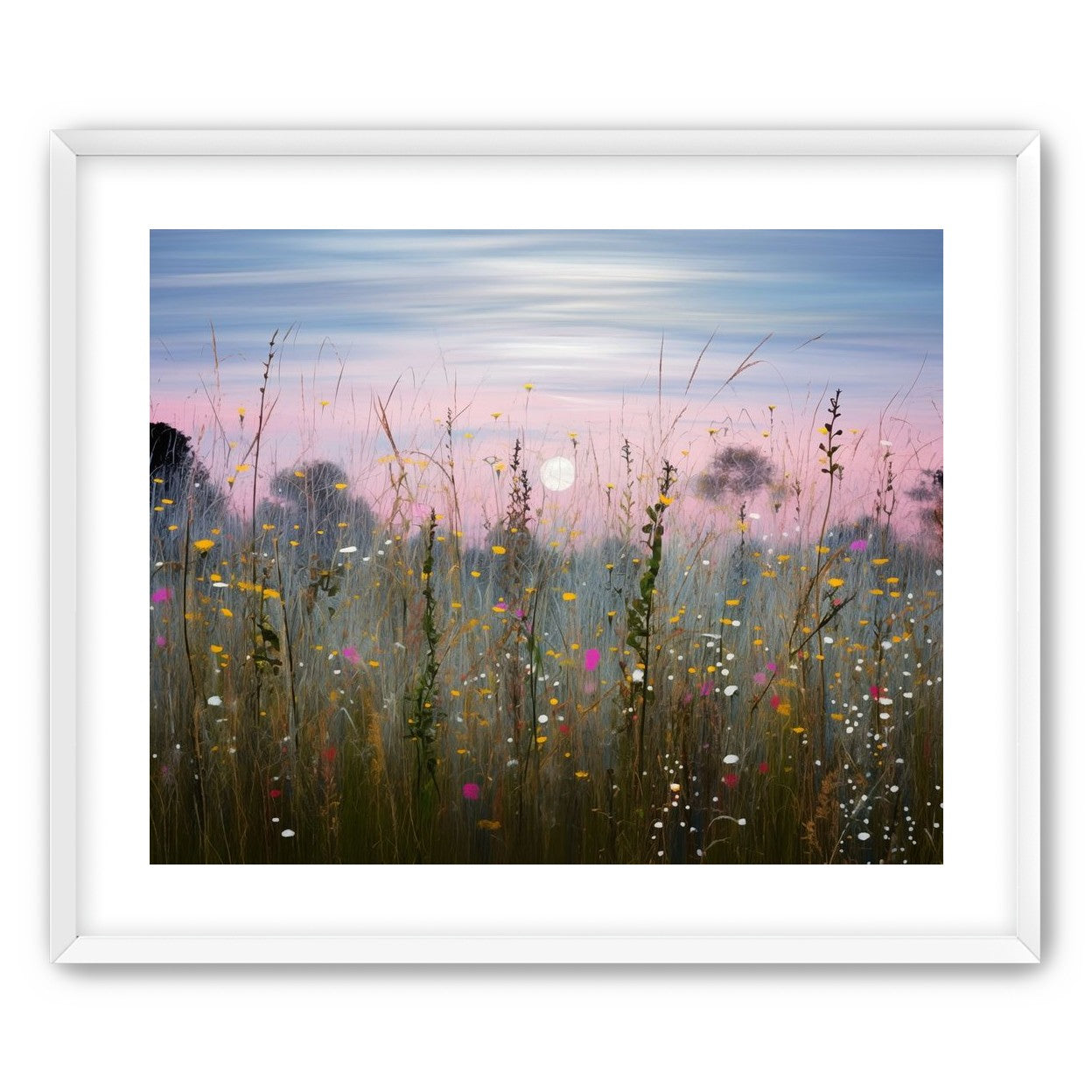 Wildflower Meadow at Moonrise
