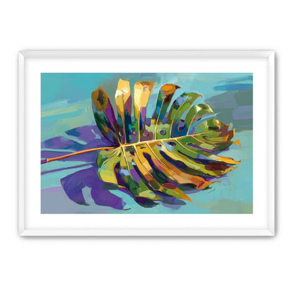 A Leaf Held in Color