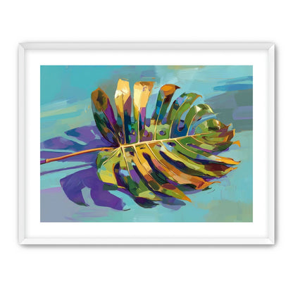 A Leaf Held in Color