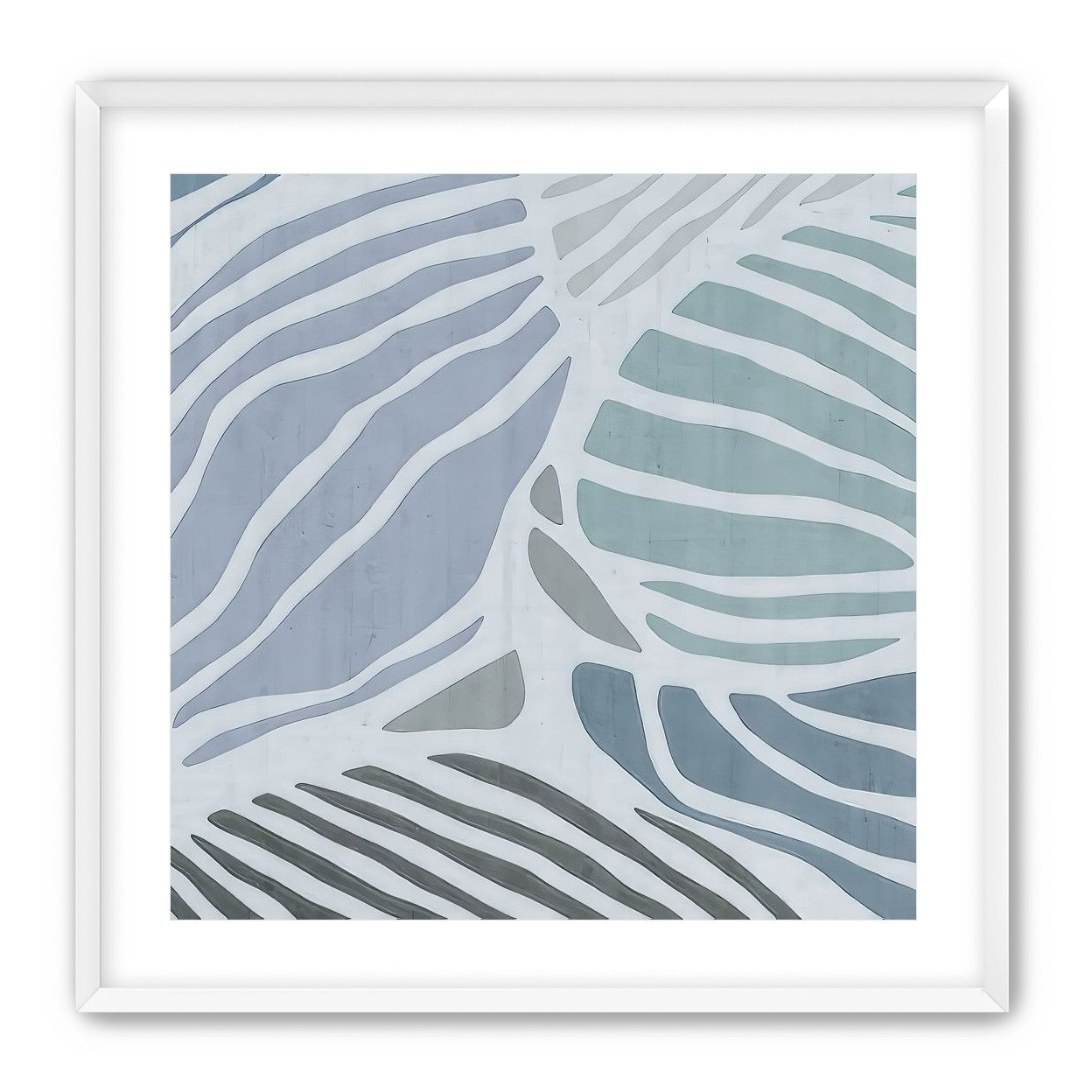 Graphic Leafs, Blue