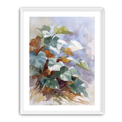 Garden Leaves After Rain