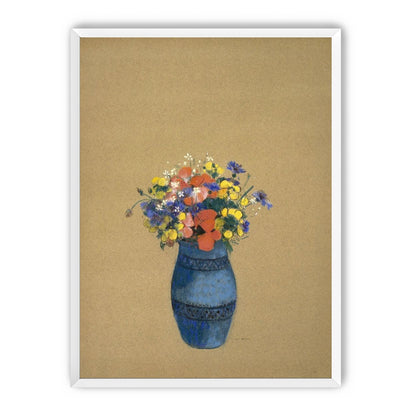 A quiet vase of wildflowers