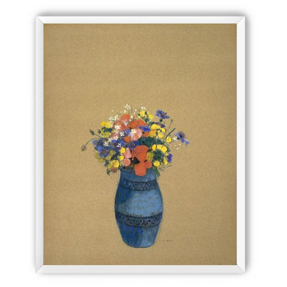 A quiet vase of wildflowers