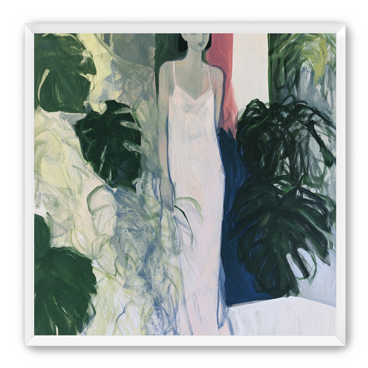 A woman among the leaves