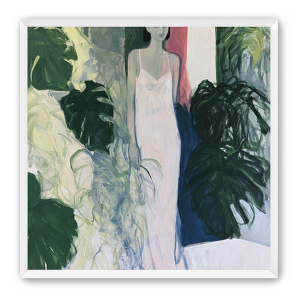 A woman among the leaves