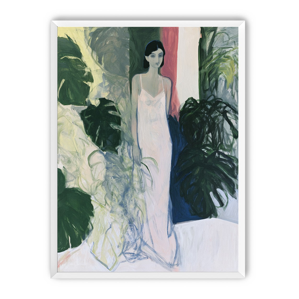 A woman among the leaves