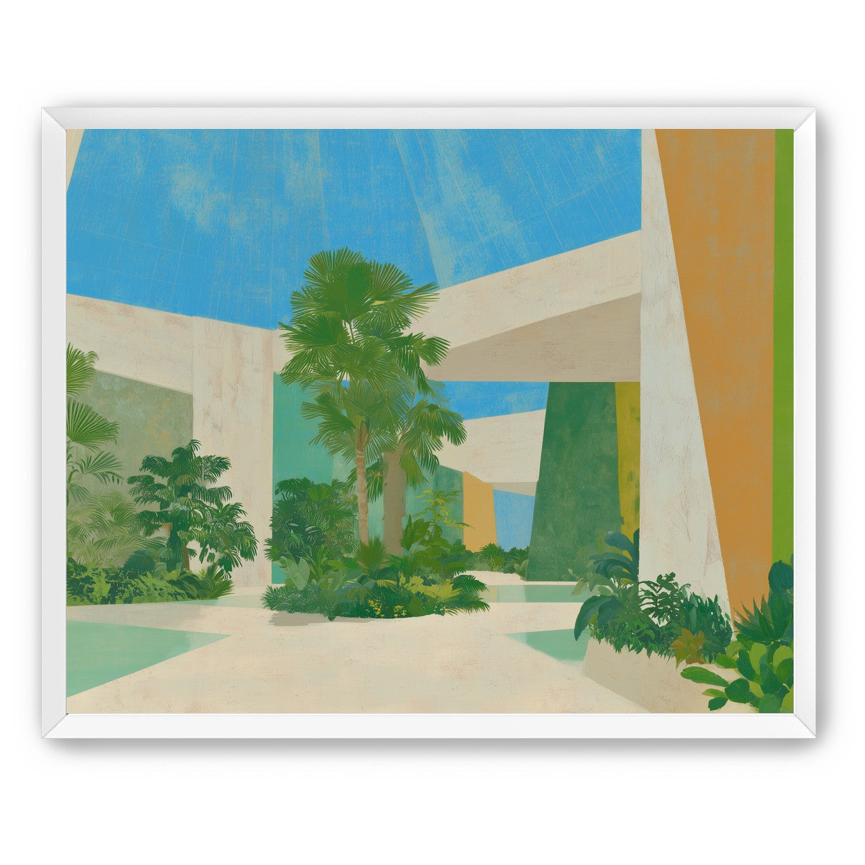 Palm shade in the atrium