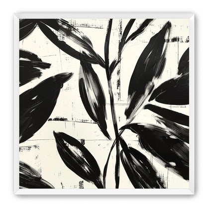 Leaves in black sweep