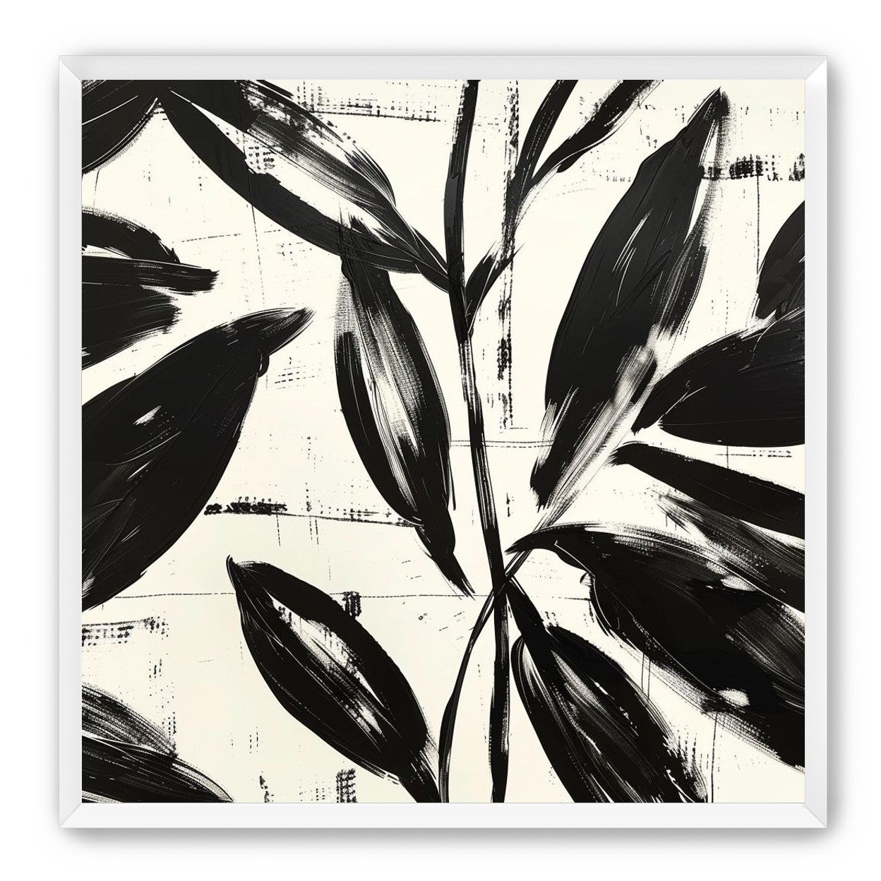 Leaves in black sweep