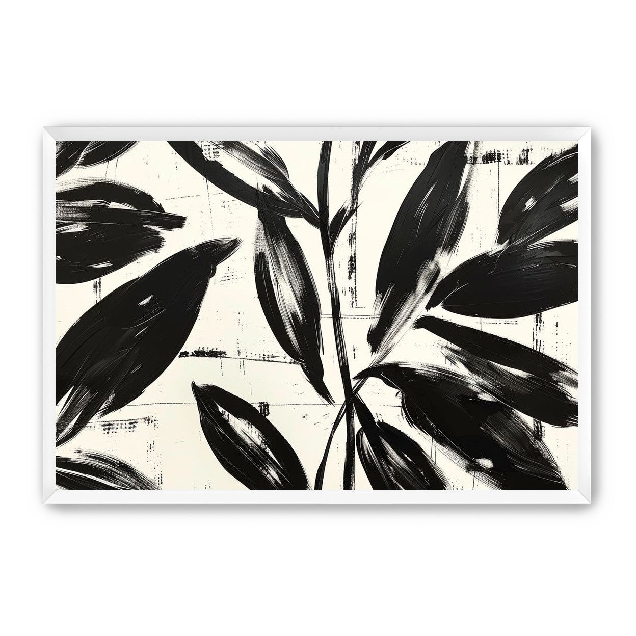 Leaves in black sweep