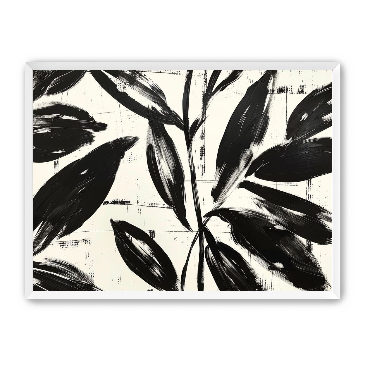 Leaves in black sweep
