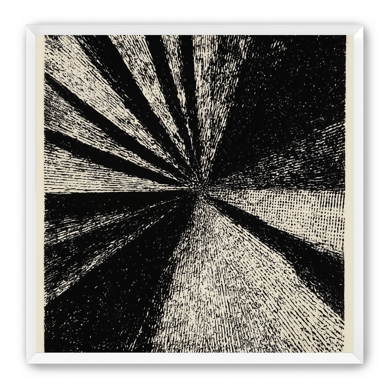 Black rays into grain