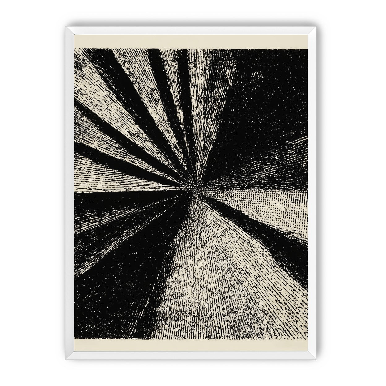 Black rays into grain