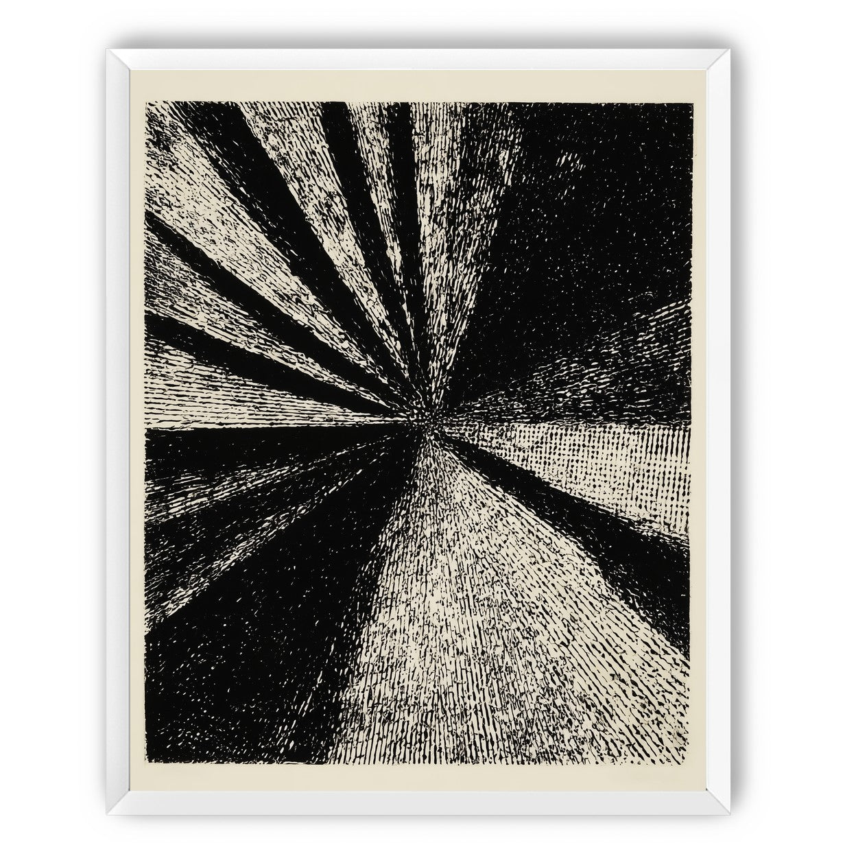 Black rays into grain