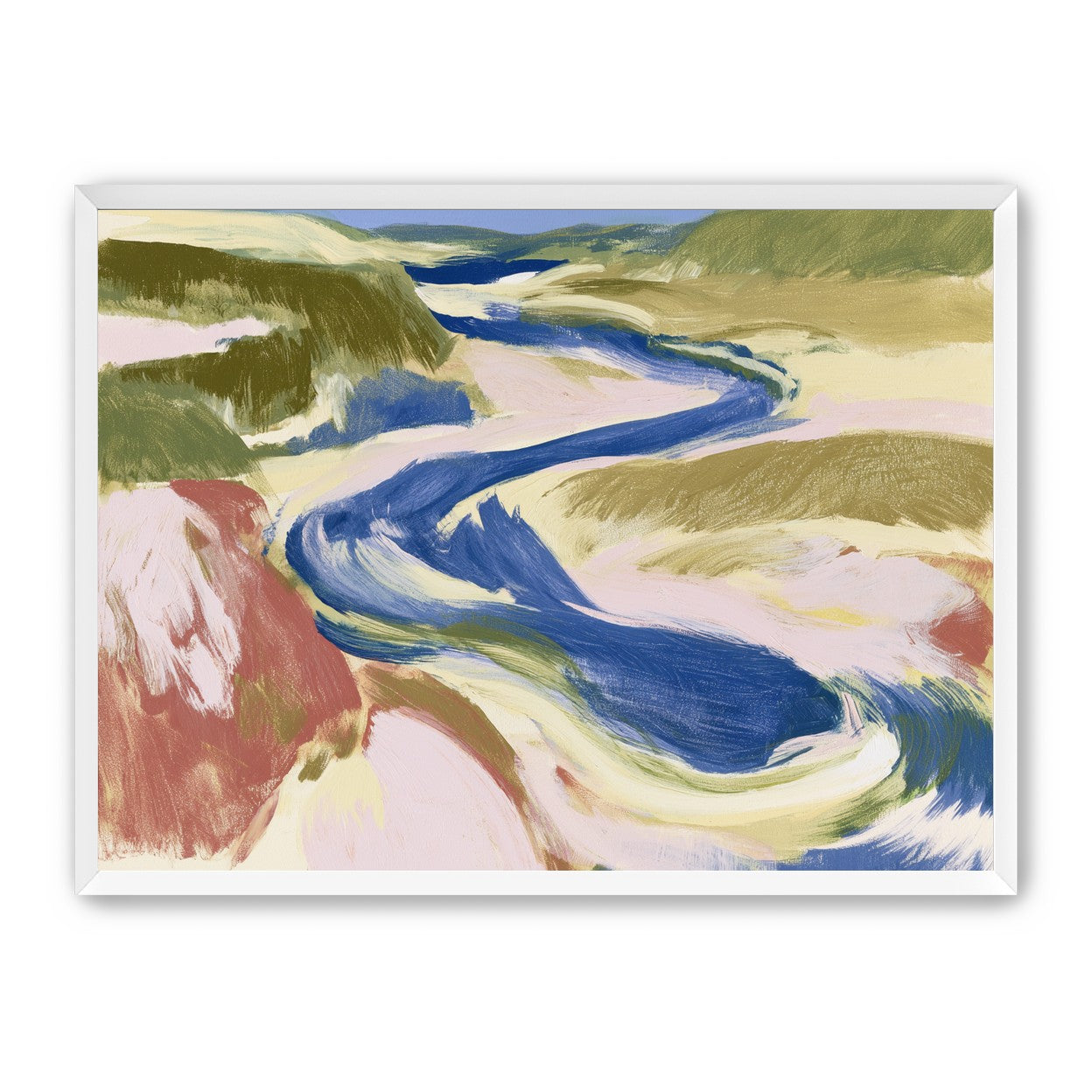 Blue bend through sandbars