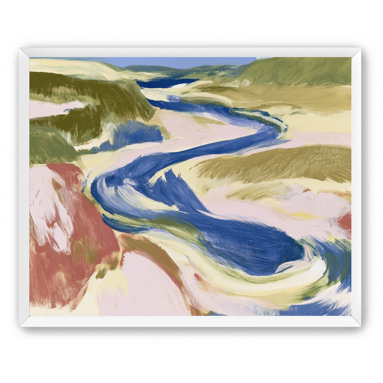 Blue bend through sandbars