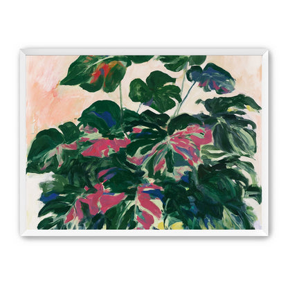 Leaves leaning into light