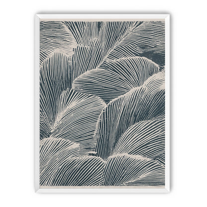 Palm fronds pressed together