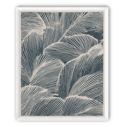 Palm fronds pressed together